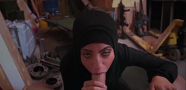  Middle Eastern slut sucking off the American pipe dreams!